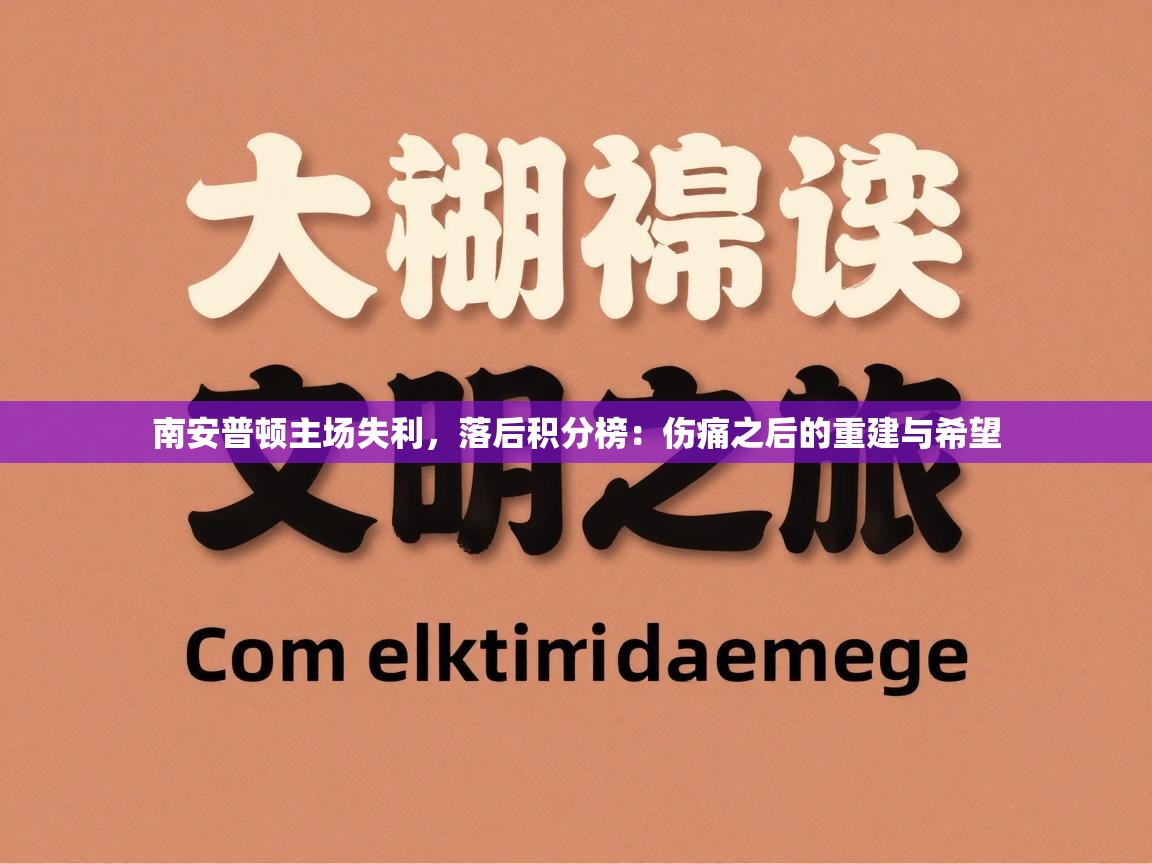 南安普顿主场失利,落后积分榜:伤痛之后的重建与希望 第2张